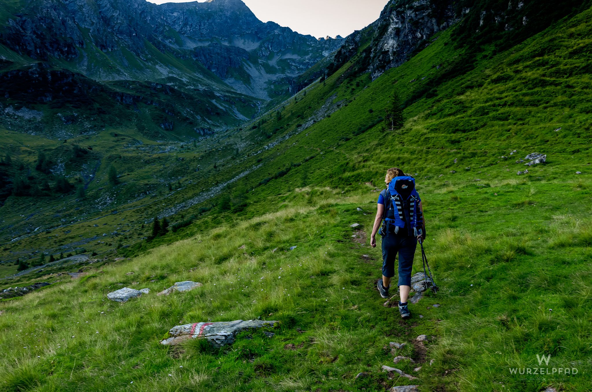 Morgendlicher Abmarsch von der Keinprechthütte